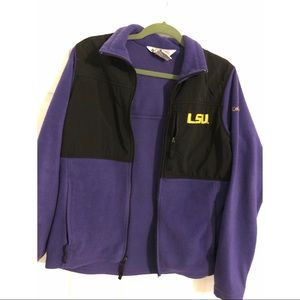 LSU Columbia full zip jacket